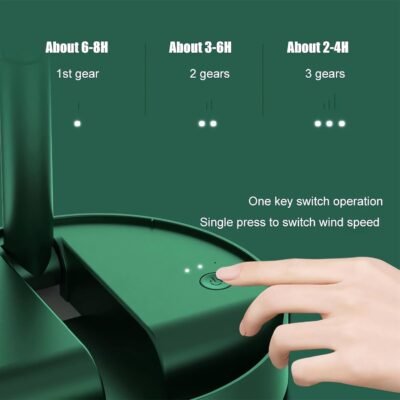 Portable USB Rechargeable Fan 2 Portable USB Rechargeable Fan - Image 2