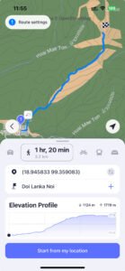 Maps.me Description Image Green Explorer Chiang Mai, Camping Gear Rental